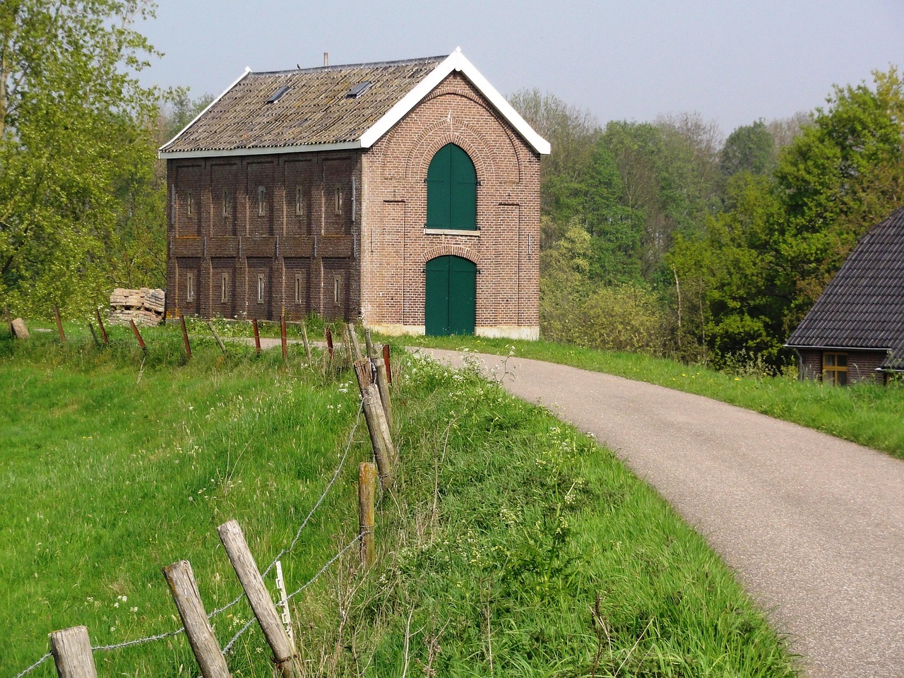 appeltern, house, building, raod, street, barn, storage, historic, monument, rural, raod, raod, raod, raod, raod